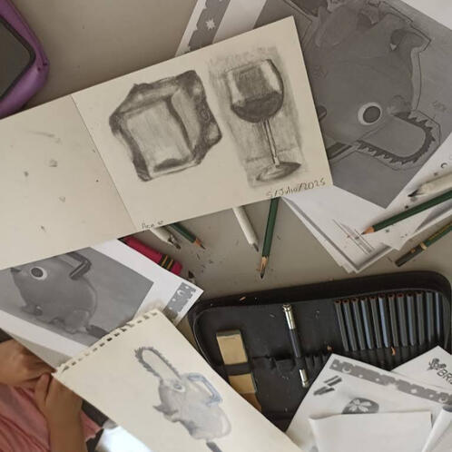 Practica de Claro Oscuro con base en Fotografías